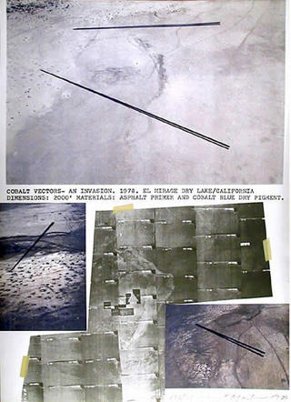 Cobalt Vectors by Dennis Oppenheim