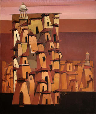 Villagescape by Ram Viranjan