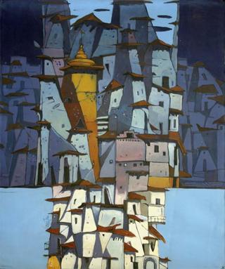 Villagescape by Ram Viranjan