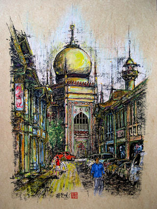 Sultan Mosque by Soo Sheng Lih
