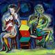 Couple in Music by Pham To Chiem