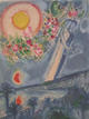 Lovers in the Sky of Nice (from Nice and the Cote d'Azur) by Marc Chagall