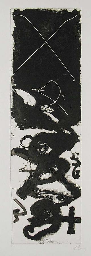 Lettres B by Antoni T&agrave;pies