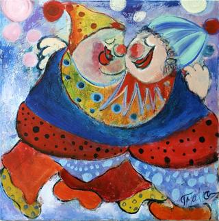 Clowns by Malka Tsentsiper