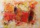 Abstract in Red Palette by Malka Tsentsiper