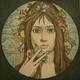 Girl with Flowers by Ernst Fuchs