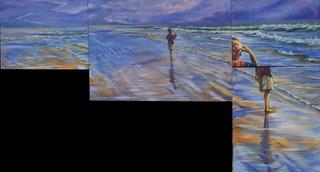Like Fractals (Four Paintings) by Rosario de Mattos