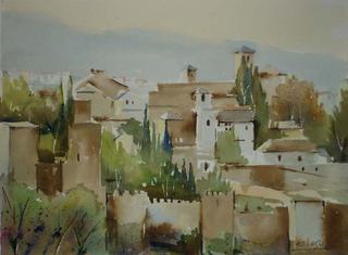 Alhambra of Granada II by Enrique L&oacute;pez Su&aacute;rez "Elosu"