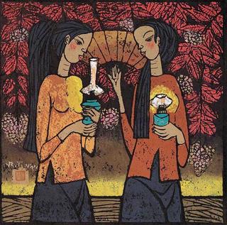 Two Sisters by Tung Ngoc