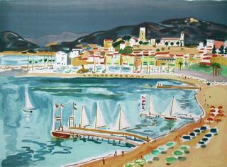 Cannes en &eacute;t&eacute; by Yves Brayer