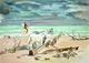 Les Chevaux sur la Plage by Yves Brayer