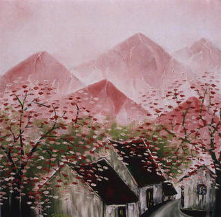 Mountain Street in the Beauty of  Spring by Pham Kien Giang