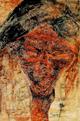 Old Woman Named Vung in Orange by Tran Trung Son