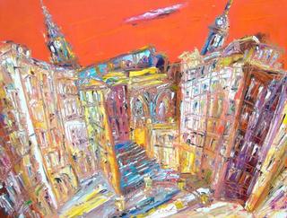 Vitoria in Red by Uceda