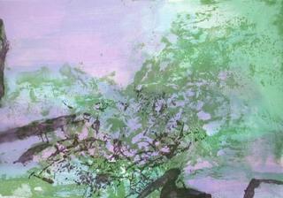 Composition 394 by Zao Wou-Ki