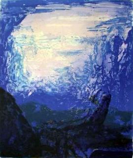 Composition 401 by Zao Wou-Ki