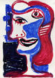 MJ Antonio. Retrato Cubista Estilo Picassin de Javier Mariscal