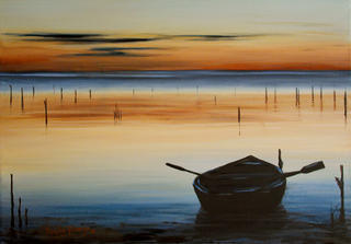 Evening in  Ansenuza by Nacho Quiroga