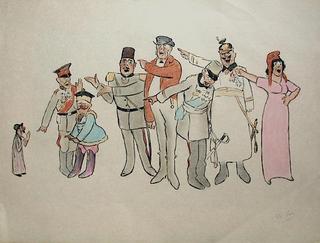 La Guerre, c'est de sa Faute by Abel Pann