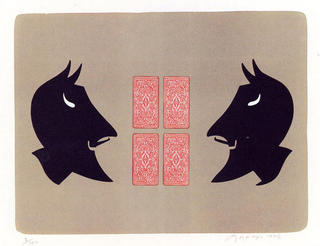 Carlo Monte at Monte Carlo by Eduardo Arroyo