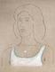 Woman Portrait by Yannis Tsarouchis