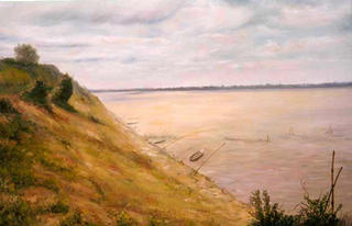 Beside The Khong River 2 by Kiattisak Siriphala
