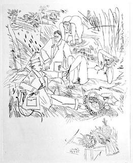 Petit d&eacute;jeuner sur l'herbe (1er &eacute;tat) by Louis Cane