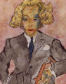 Marlene (with Walking Stick) by Carmen Luna