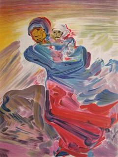 Femme et Enfant by David Alfaro Siqueiros