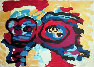 Mother & Little Boy by Karel Appel