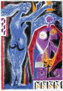 Nu bleu by Andre Masson