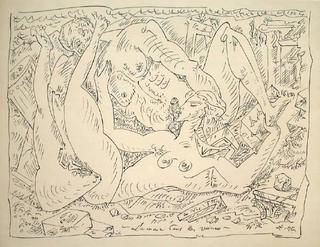 Terre &eacute;rotique VI by Andre Masson
