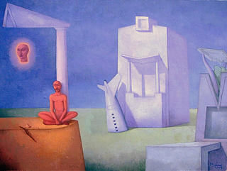 Meditation with Apparition by Pablo Salinas