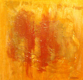 Gold on Red by Madame Itty