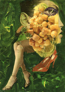 Painting Collage 58 by Carmen Luna