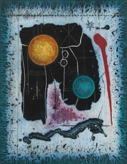 Untitled - Suite 3 #1 - Planetary Abstract by Thomas O Donohue