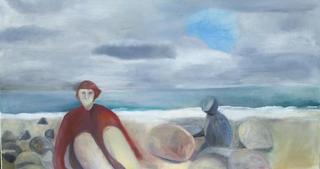 Figure Surounded by Stones by Jan Neale