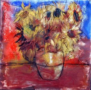 Sunflowers by Soledad Fern&aacute;ndez