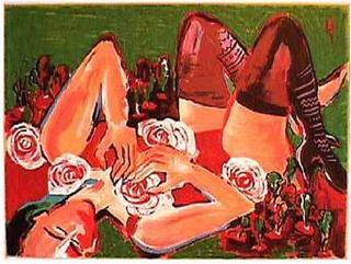 Rosa Diva by Elvira Bach