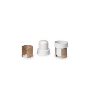 Teacups 24cl x2 - oak (Product Range Warm) by Tonfisk