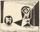 Composition au Verre a Pied (Bloch 431) by Pablo Picasso