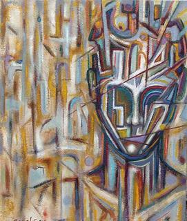 Retroprogressive Portrait 7 by Carmelo L. Canales