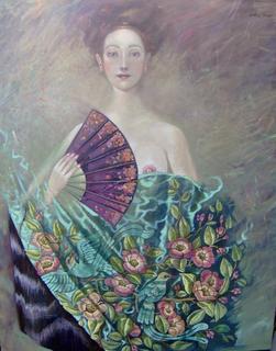 Green Shawl by Cohen Fus&eacute;