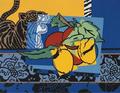 Blue Still Life by M&ordf; Luisa Sanz