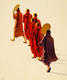 Shy Monks by Min Wae Aung