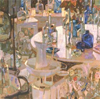 Interior with Bottles by Isidro Vilaseca
