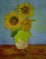 Sunflowers in a Vase by Peter McCarthy