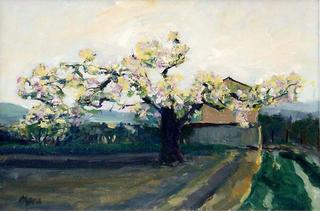 Cerezo en Flor by Mar&iacute;a Mora Ramirez