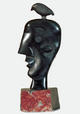 Head with Bird by Antonio Santos